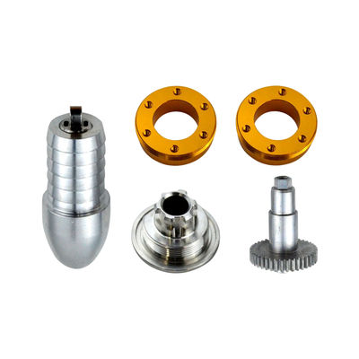 4 Ejes de aluminio piezas giradas Aeroespacial Mecanizado CNC