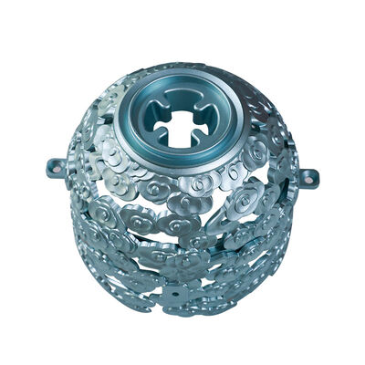 Buen precio Partes de torno de precisión de mecanizado CNC de 5 ejes con chorro de arena y anodizado a ± 0,01 mm de tolerancia en línea